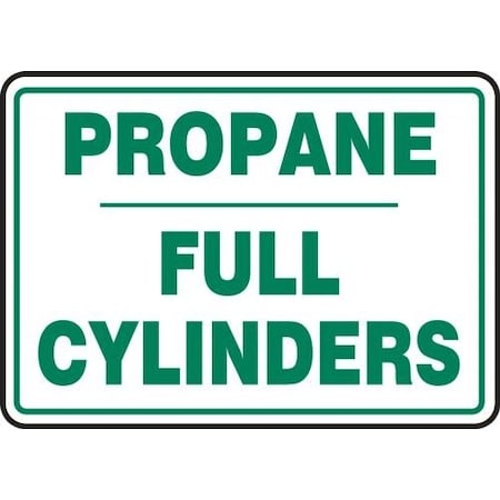 CYLINDER SIGN PROPANE CYLINDER STATUS MCPG543VP